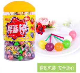 甜蜜创意零食 水果味棒棒糖桶装糖果的多场景乐趣